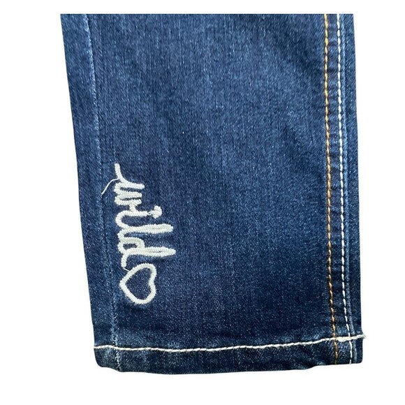 VIGOSS The Jagger Ankle Skinny Jeans Sequined Star Wild Youth Size 12 Waist 26" - Picture 3 of 7